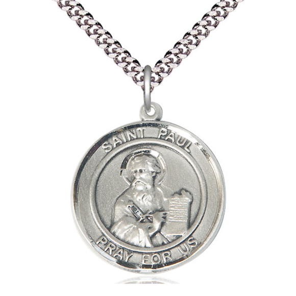 Hail MaryGifts Jewelry St Paul The Apostle Round Patron Series Poshmark